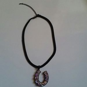 Crystal Horseshoe necklace